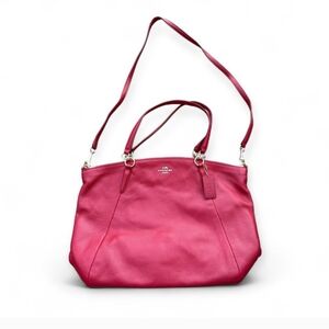 Coach red Leather shoulder bag